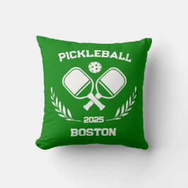 Pickleball Boston 2025 Custom Green Kussen