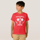 Pickleball Boston 2025 Custom T-shirt (Voorkant volledig)