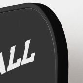 Pickleball Boston 2025 Zwart-wit Custom Paddle (Links Detail)