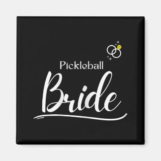 Pickleball Bride T-shirt -paar Dating Wedding Pick Magneet