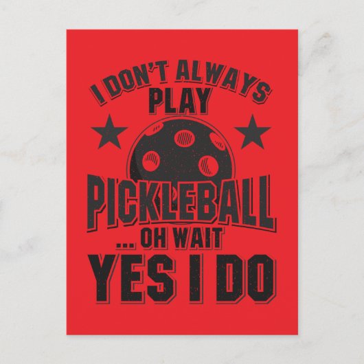 Pickleball Briefkaart (Voorkant)