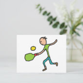 Pickleball Briefkaart (Staand voorkant)