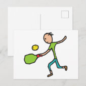 Pickleball Briefkaart (Voorkant / Achterkant)