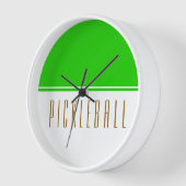 PICKLEBALL Bright Lime Groen Wit Kleurblok (Hoek)