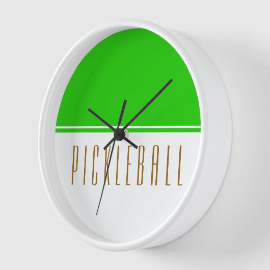 PICKLEBALL Bright Lime Groen Wit Kleurblok (Hoek)