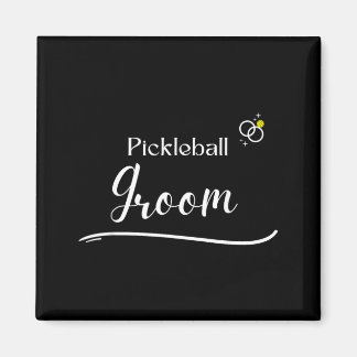 Pickleball Bruidegom - Koppel Dating Trouwen - Magneet