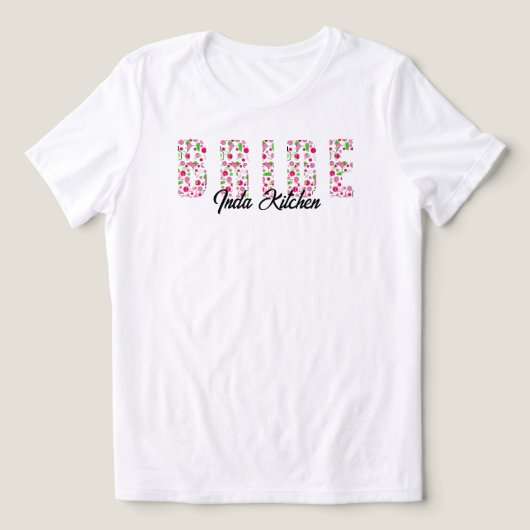 Pickleball Bruidsfeest Dinks & Dranken Persoonlijk Tri-Blend Shirt (Design voorkant)