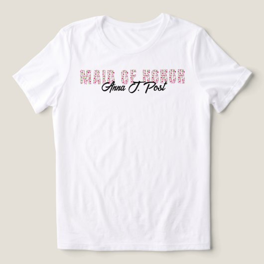 Pickleball Bruidsfeest Maîtresse van de Eer Persoo Tri-Blend Shirt (Design voorkant)