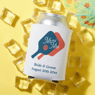 Pickleball bruiloft koelbox. Leuke drankhouder Blikjeskoeler