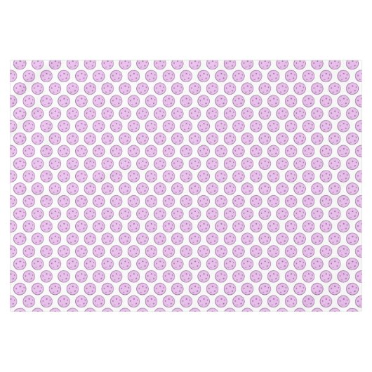 Pickleball Bruiloft Lavendel en Witte Pickelballen Tafelkleed (Voorkant (Horizontaal))