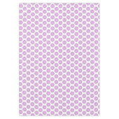 Pickleball Bruiloft Lavendel en Witte Pickelballen Tafelkleed (Voorkant)