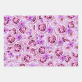 Pickleball bruiloft lavendel personaliseren cadeau inpakpapier vel (Voorkant 3)