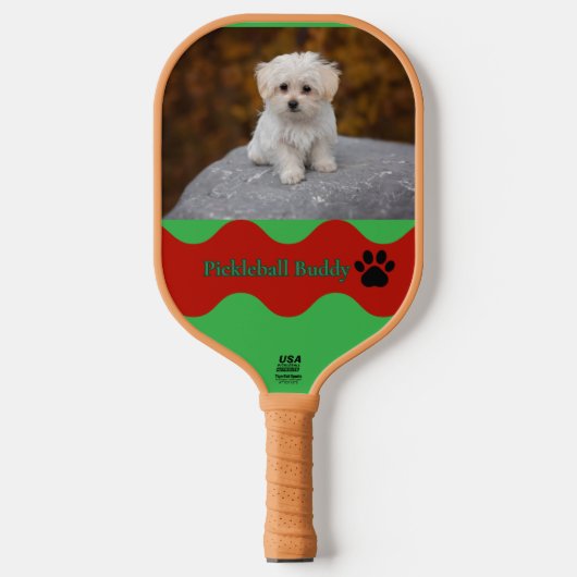 Pickleball Buddy Dog Paddle (Voorkant)