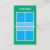 Pickleball-buskaartje Visitekaartje (Voorkant)