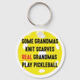 Pickleball-cadeau voor oma sleutelhanger