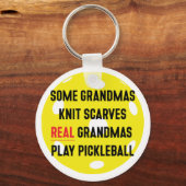 Pickleball-cadeau voor oma sleutelhanger (Voorkant)