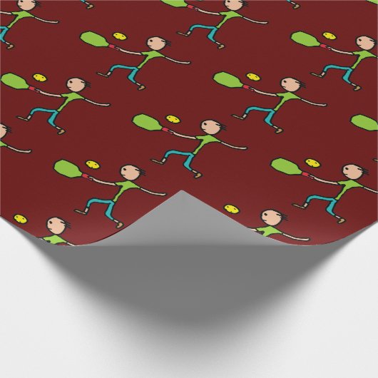 Pickleball Cadeaupapier (Hoek)