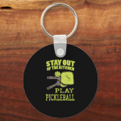 Pickleball-cadeaus Sleutelhanger (Voorkant)