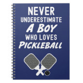 Pickleball Cadeaus voor Jongens Kinder Sport Notit Notitieboek (Voorkant)