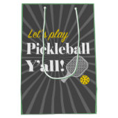 Pickleball Cadeautas Pickleball Feestje (Achterkant)