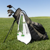 Pickleball Camano Stanwood-spelers Golfhanddoek (Groen)