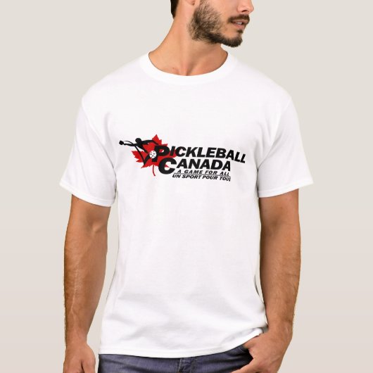 Pickleball Canada Organization Logo T-shirt (Voorkant)