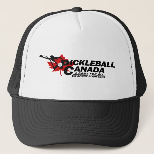 Pickleball Canada Organization Logo Trucker Pet (Voorkant)