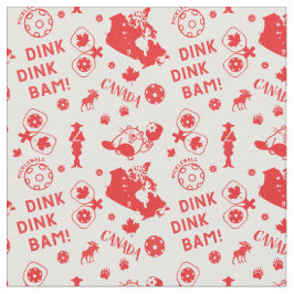 Pickleball Canada-pictogrammen, aangepaste tegelgr Stof