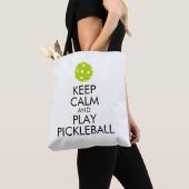 Pickleball Canvas tas - Kalm houden en Pickleball  (Dichtbij)
