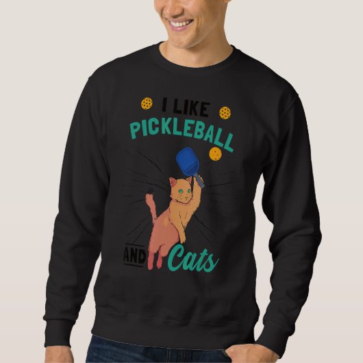 Pickleball Cat Trui (Voorkant)