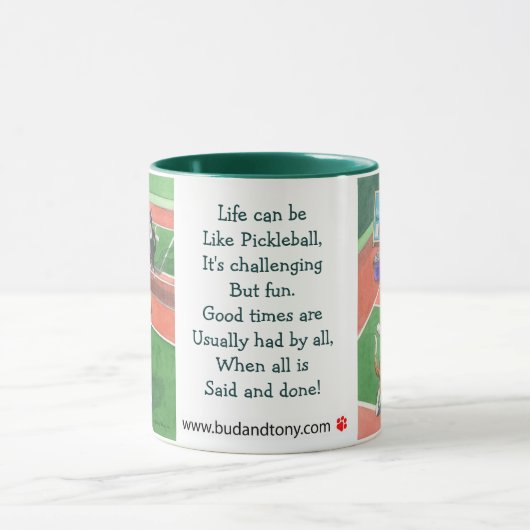 Pickleball Cats Bud & Tony Mok (Midden)