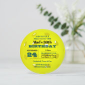 Pickleball Celebration Uitnodiging (Staand voorkant)