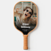 Pickleball Champ Aangepaste foto Aangepast Pickleball Paddle (Voorkant)