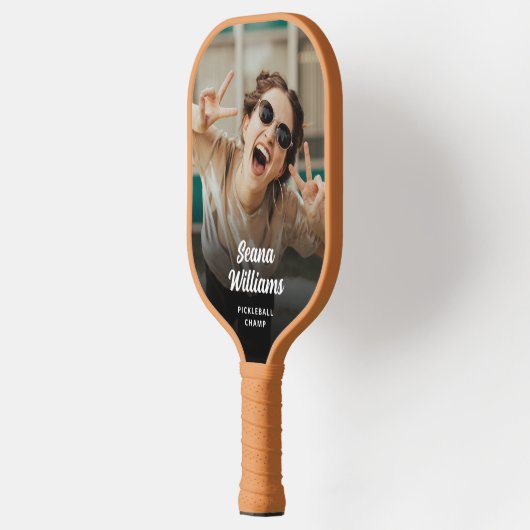 Pickleball Champ Aangepaste foto Aangepast Pickleball Paddle (Links)