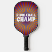PICKLEBALL CHAMP RETRO PADDLE (Voorkant)