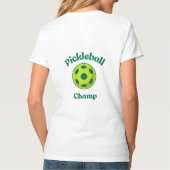 pickleball champ t-shirt (Achterkant)