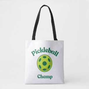 pickleball champ tote bag