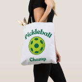 pickleball champ tote bag (Dichtbij)