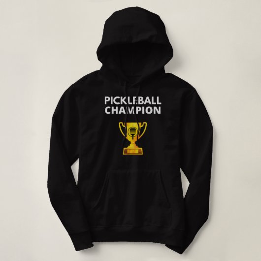 Pickleball Champion Funny PIckleball Trophy 634 Hoodie (Design voorkant)