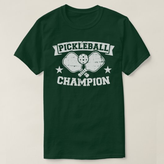 Pickleball Champion T-shirt (Design voorkant)