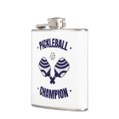 Pickleball Champion Wrapped Flask Heupfles (Links)