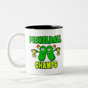 Pickleball Champs Pickleball Tweekleurige Koffiemok