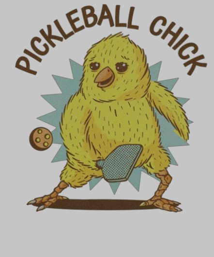 pickleball chick grappige kip (Kraag)