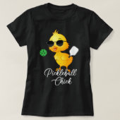 Pickleball Chick, grappige pickleball 310 T-shirt (Design voorkant)