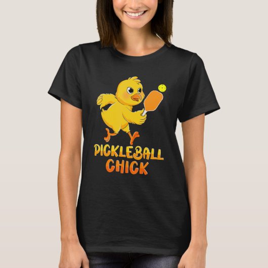 Pickleball Chick Pickle Ball For Player Boys T-shirt (Voorkant)