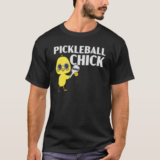 Pickleball Chick Pickleball Player Paddle Spo T-shirt (Voorkant)