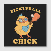 Pickleball Chick - retro (Voorkant)