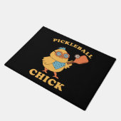 Pickleball Chick - retro Deurmat (Schuin)