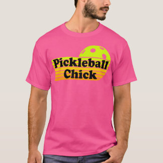 Pickleball Chick Retro Funny Pickleball T-shirt