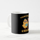 Pickleball Chick - retro Koffiemok (Voorkant links)